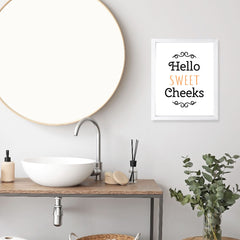 Designs ByLITA Hello Sweet Cheeks, Wall Print Art