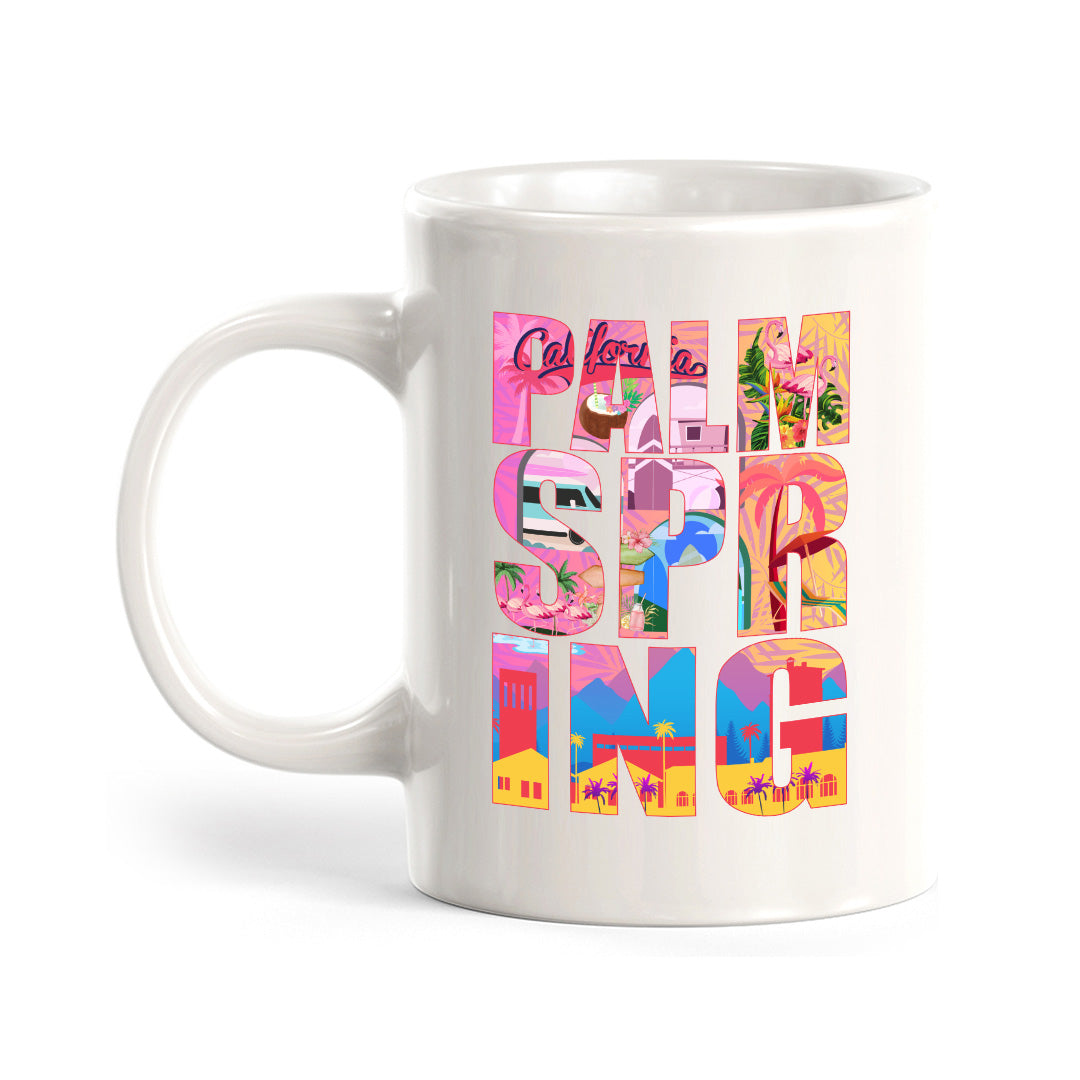 Palm Springs, California 11oz Plastic or Ceramic Coffee Mug | American Cities Coffee Cups