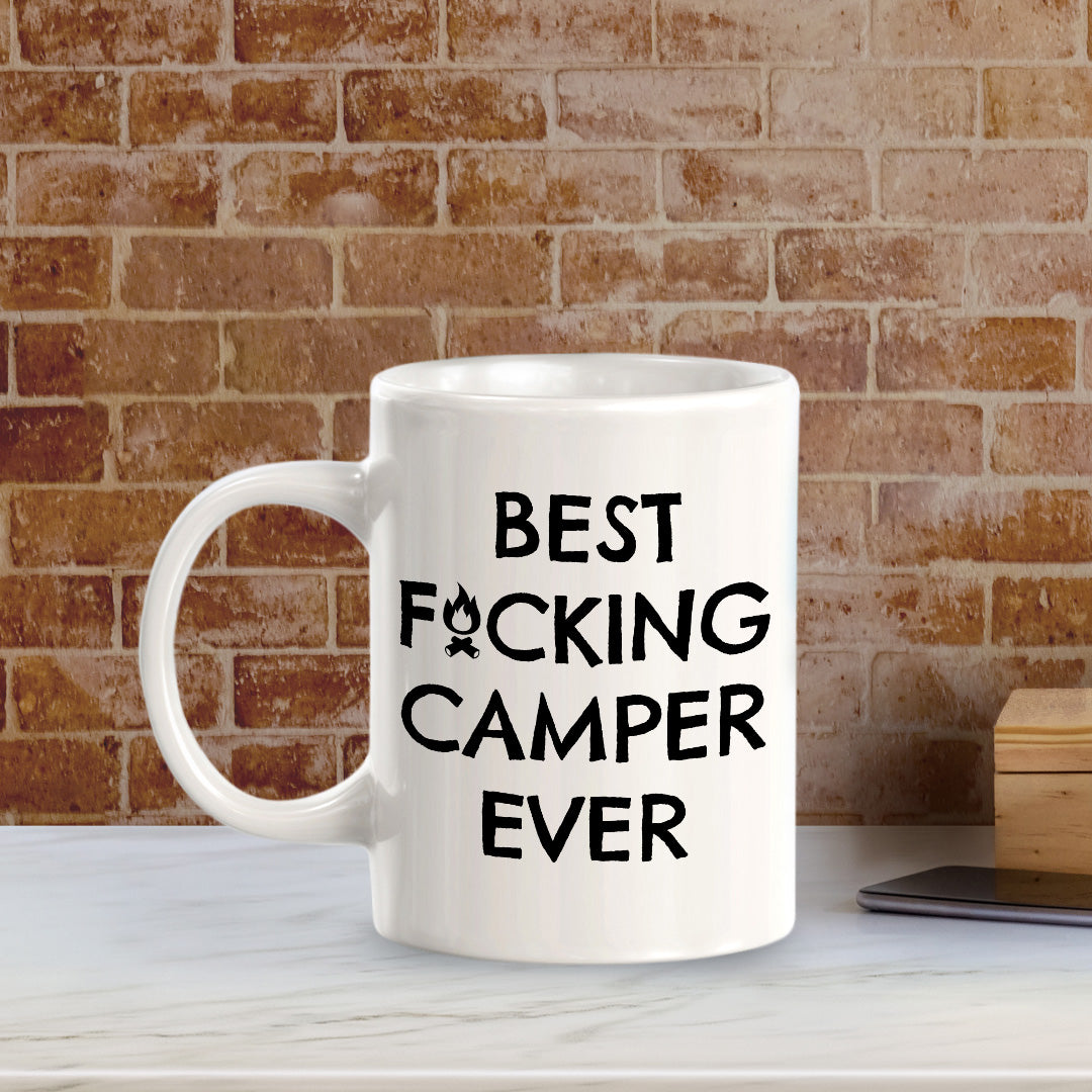Best F**king Camper Ever 11oz Plastic or Ceramic Coffee Mug | RV Camper Lifestyle