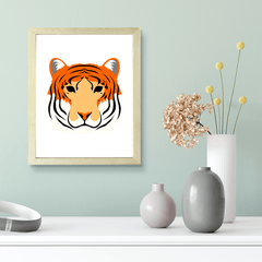 Designs ByLITA Tiger, Wall Print Animals Art | Family Presents | Bedroom | Stylish Kindergarten Decor