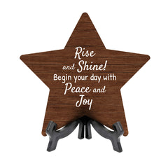 Good Morning Star Table Sign | Family and Faith Home Decor | Church And Home Table Signs