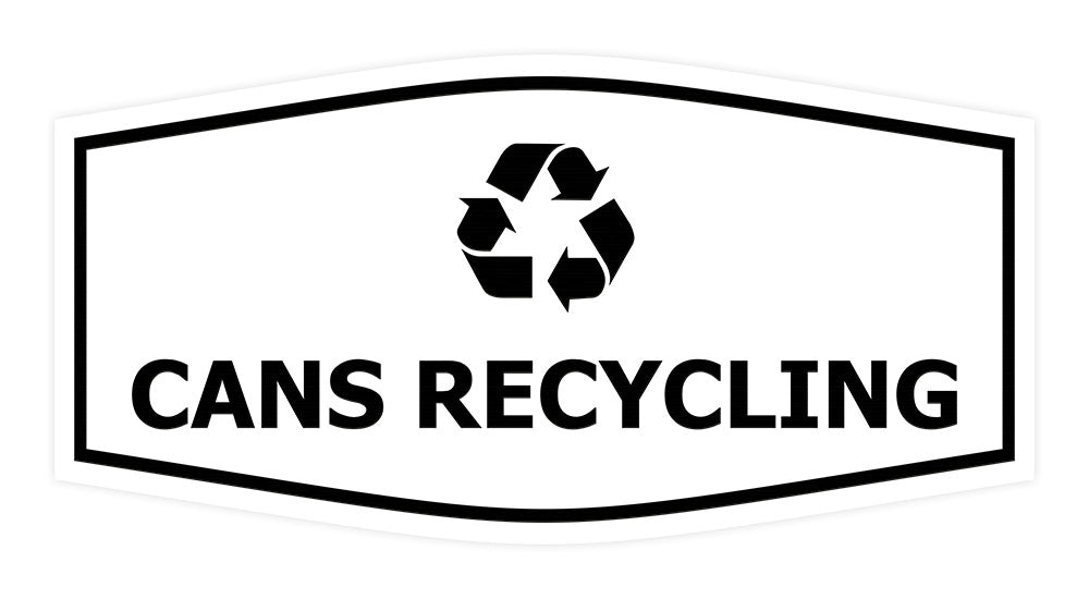 Fancy Cans Recycling Wall or Door Sign
