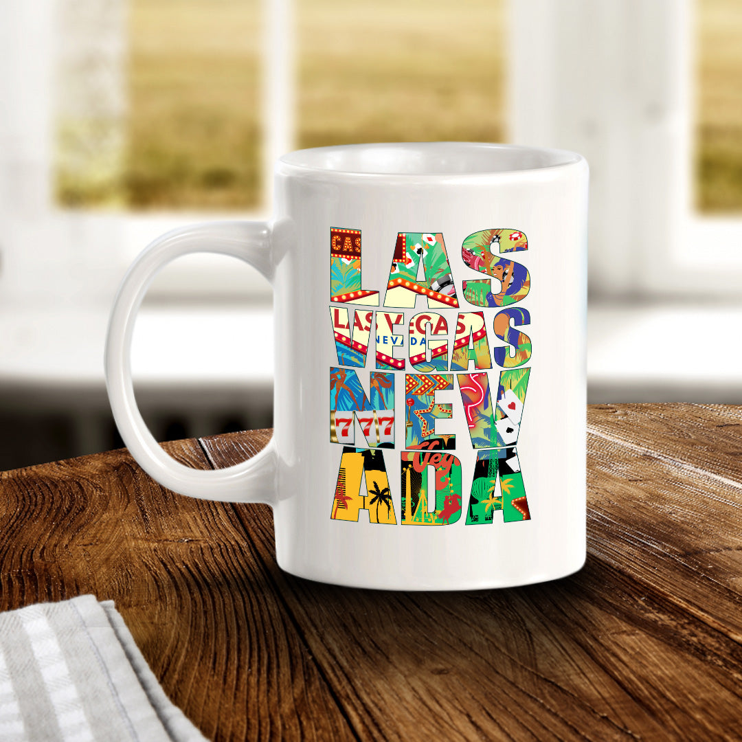 Las Vegas, Nevada 11oz Plastic or Ceramic Mug | American Cities Coffee Cups