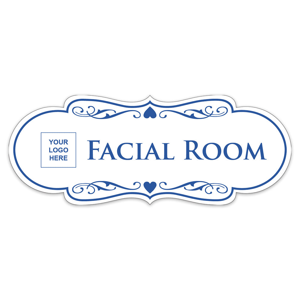 Designer Plus | Facial Room Wall or Door Sign | Customizable with Your Company Logo | Durable & Easy to Install | Beauty Salon Signage