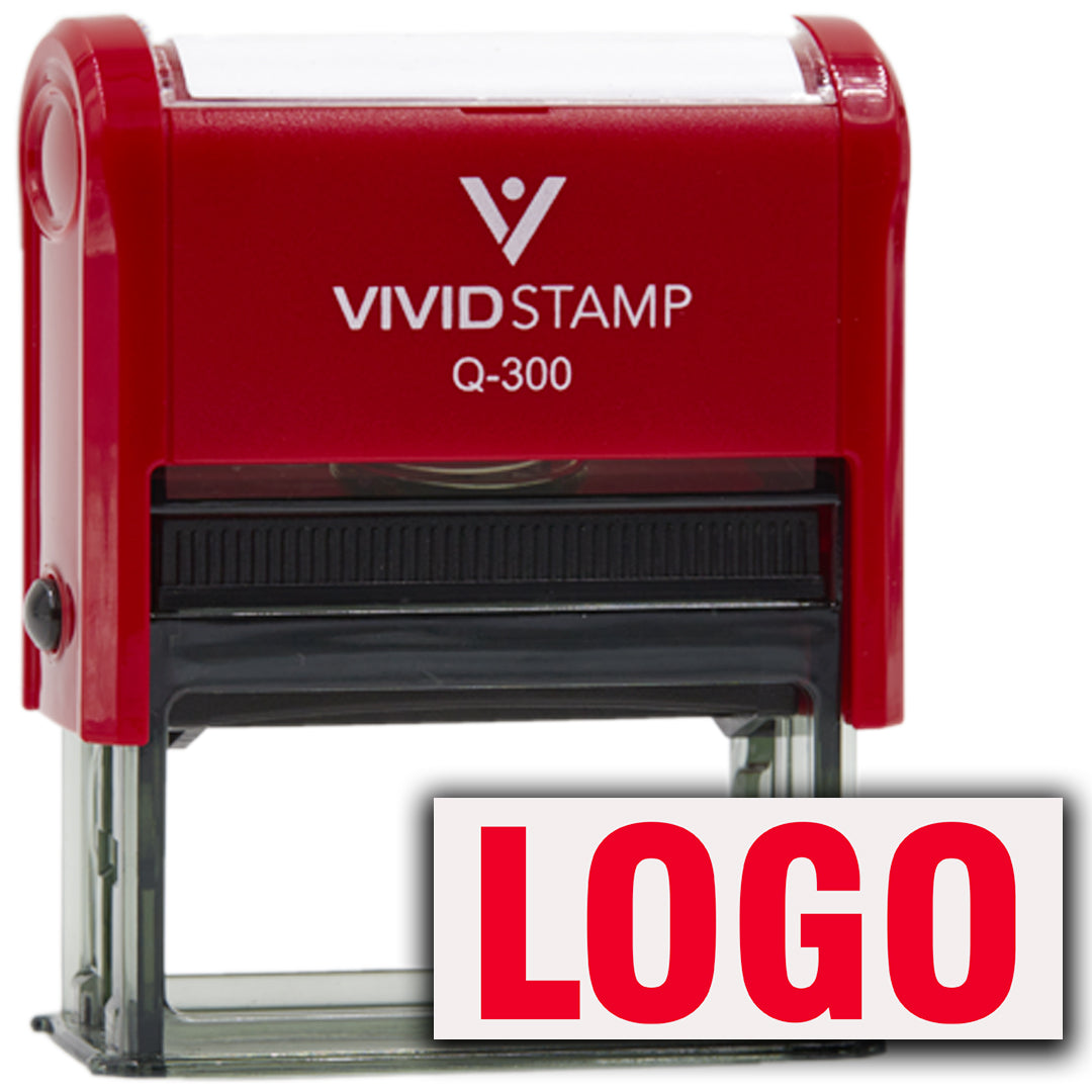 Logo Self-Inking Office Rubber Stamp