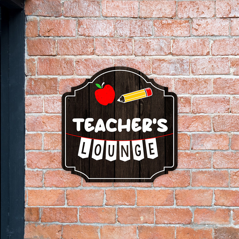 Heritage Plus Teacher's Lounge Wall or Door Sign | School Signage