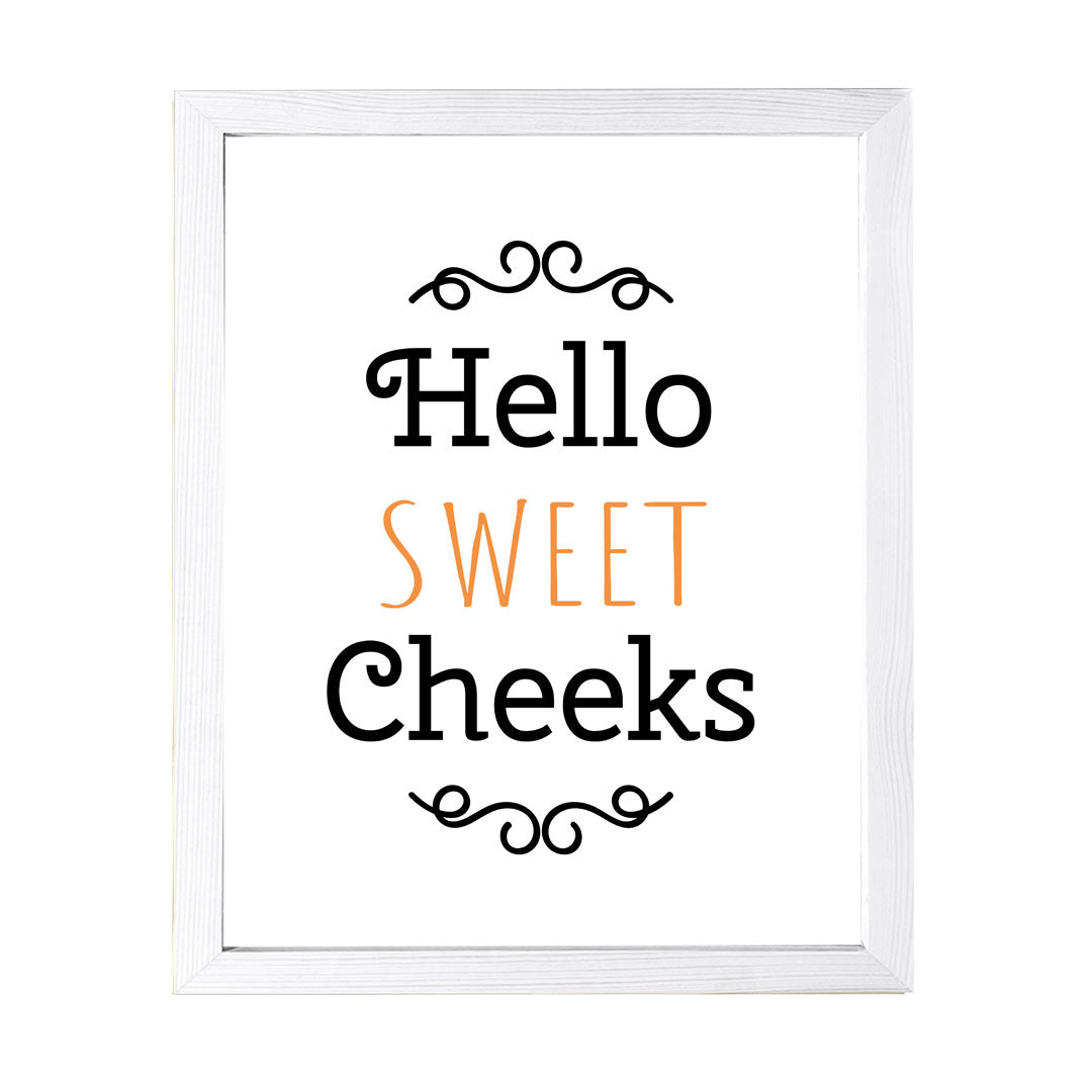 Designs ByLITA Hello Sweet Cheeks, Wall Print Art