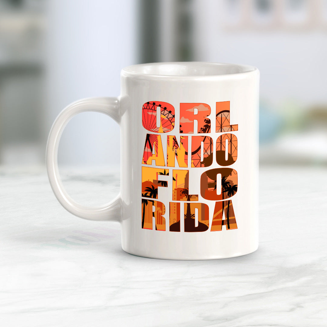 Orlando, Florida 11oz Plastic or Ceramic Mug | American Cities Coffee Cups