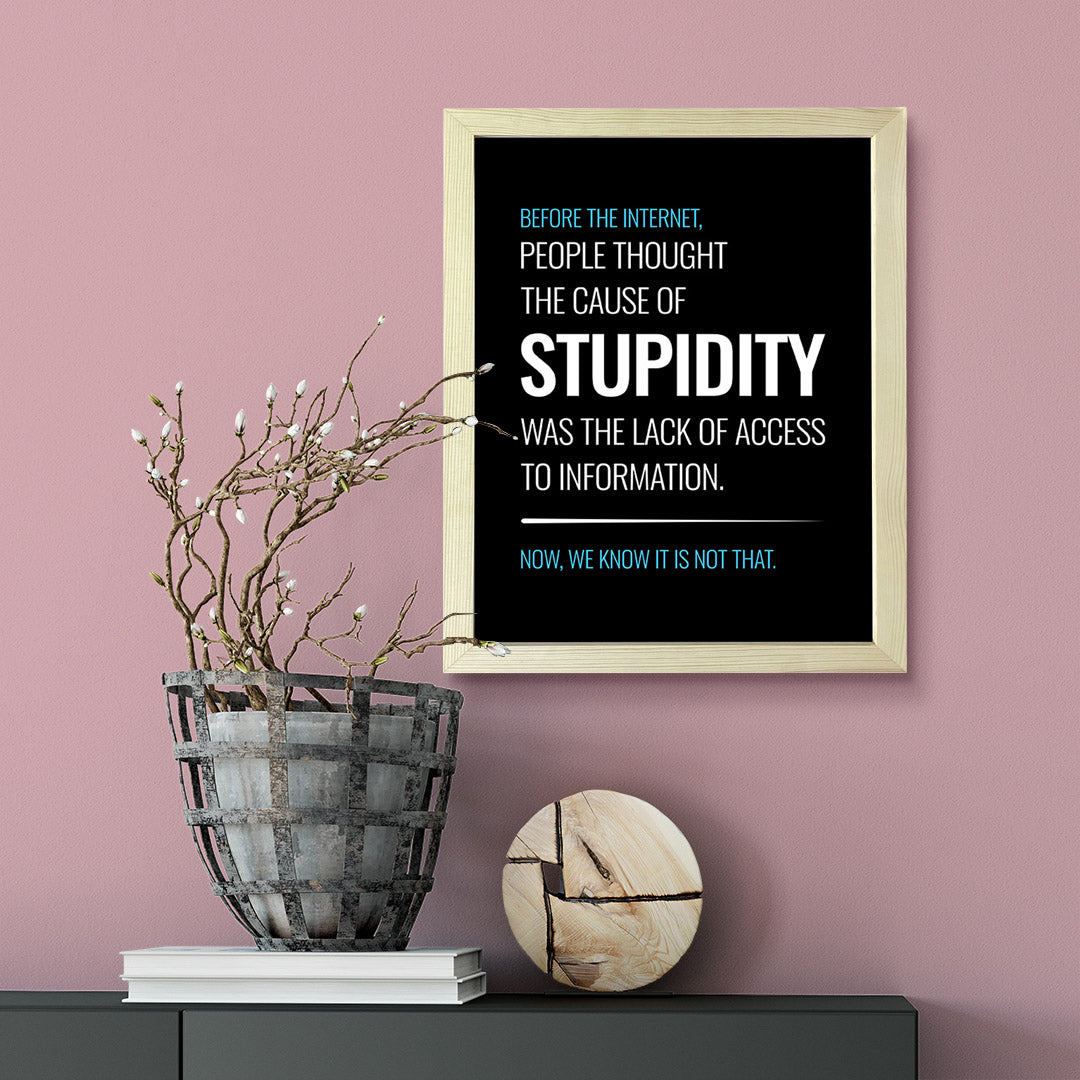Designs ByLITA Before the Internet, Wall Print Art | Sarcastic Home Decor