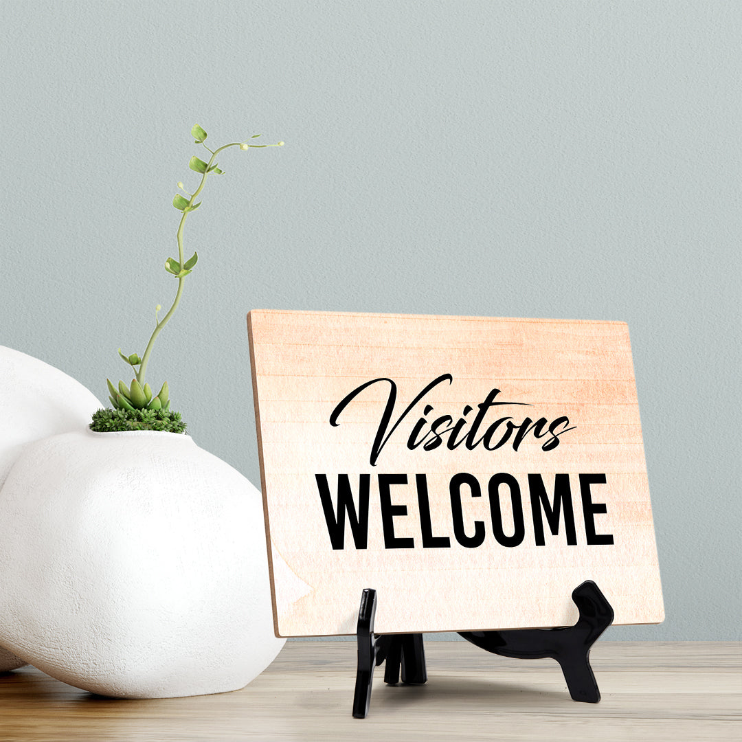 Experts. Welcome Sign Welcome Visitors Sign