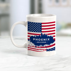 Phoenix, Arizona 11oz Plastic or Ceramic Coffee Mug | Office & Home | American Pride