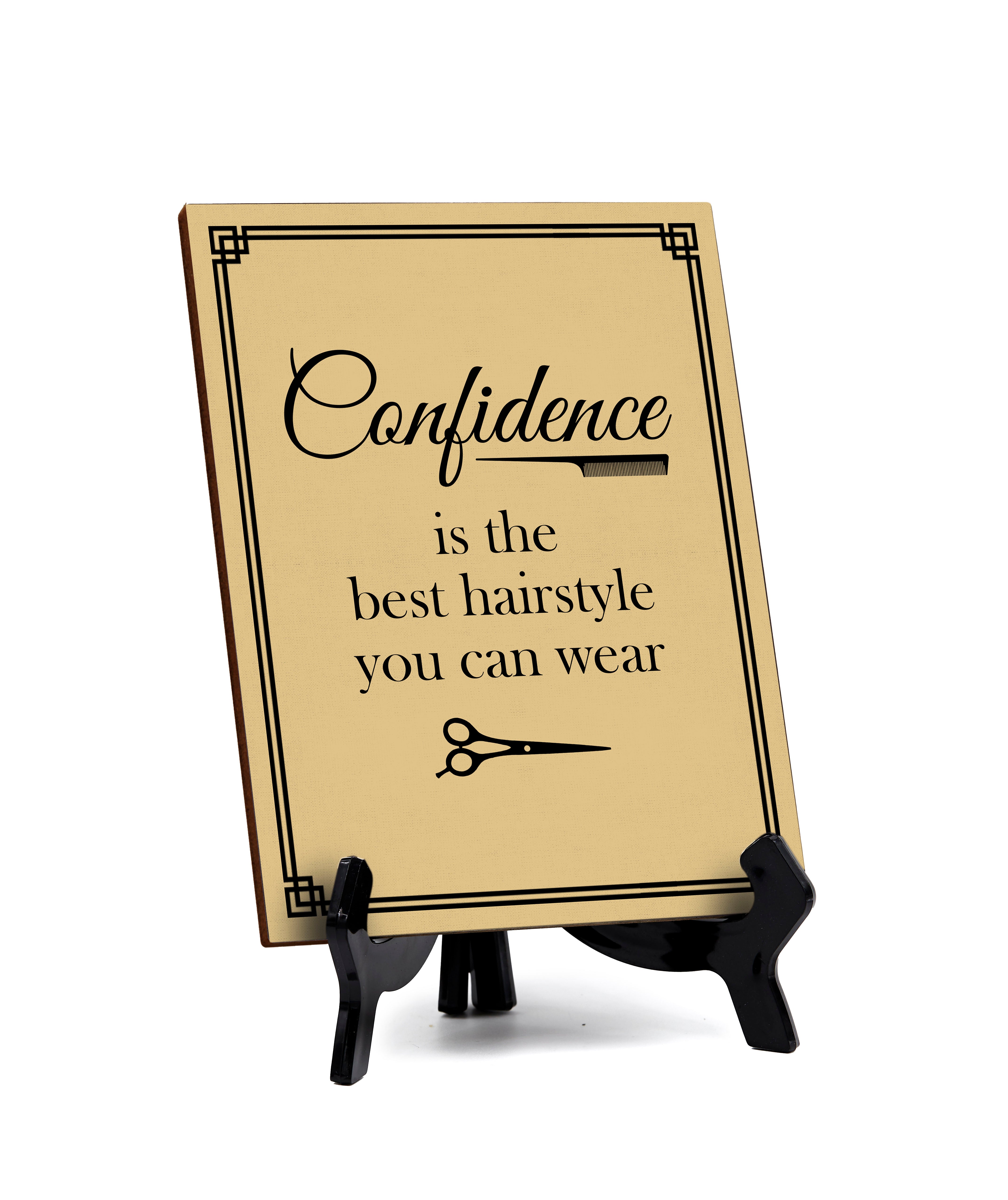 Hairdressers and Stylists Table Signs 6x8 Easy Installation Beautiful Decorative Salon Signs