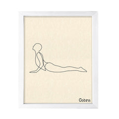 Cobra, FRAMED Print Yoga Wall Art