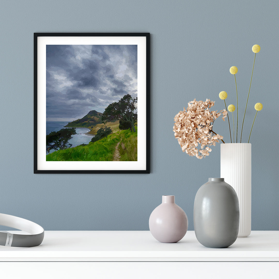 Designs ByLITA Wild Coastal Walk, Wall Print Art | Old Masterpieces | Stylish Modern Decoration For The Home and Office