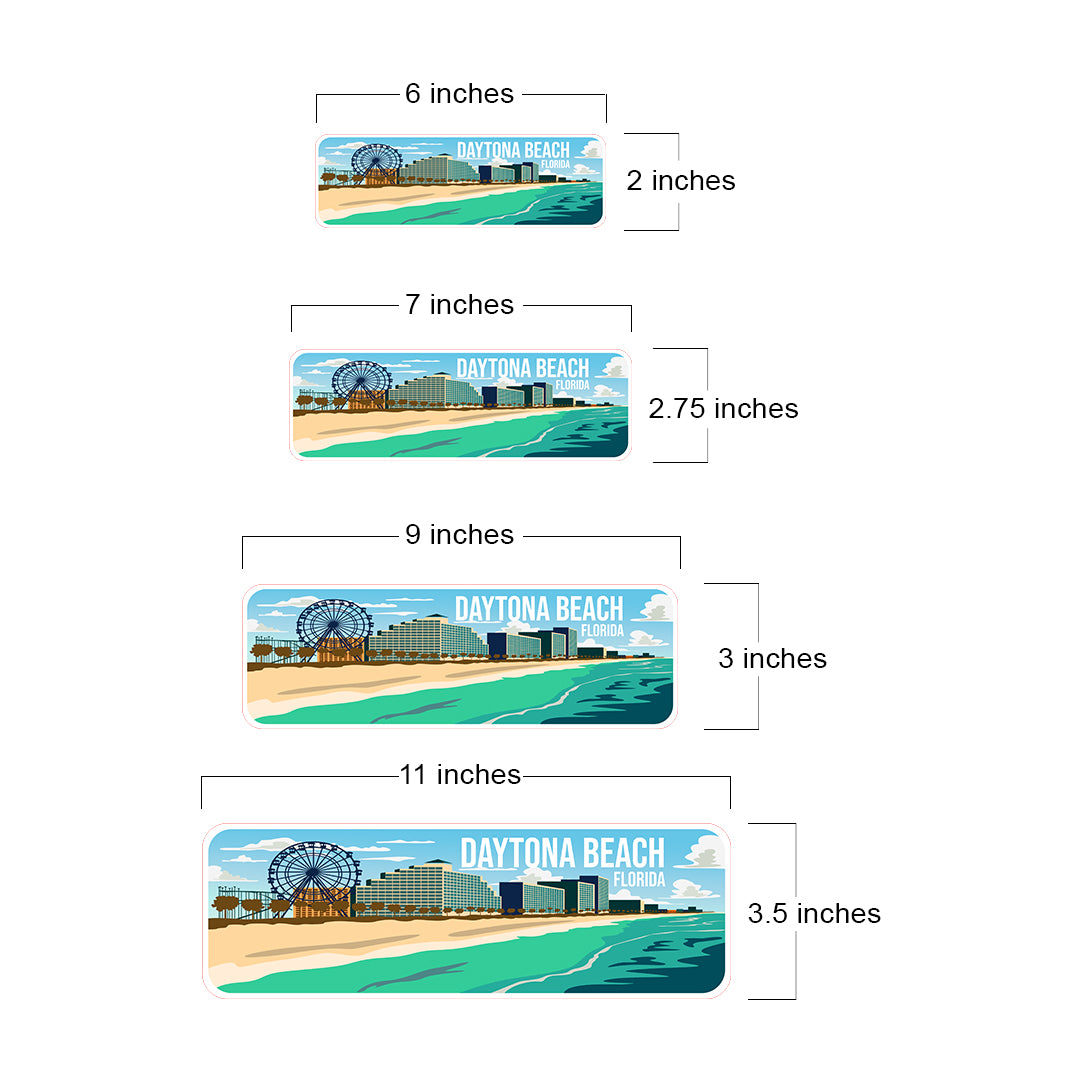 Standard Plus Daytona Beach, Florida Wall or Door Sign | Famous US Beaches Souvenir