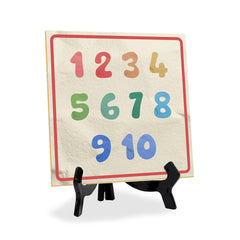 1 2 3 4 5 6 7 8 9 10 5"x 5" Square Table Sign With Acrylic Easel | Motivational Home Decor