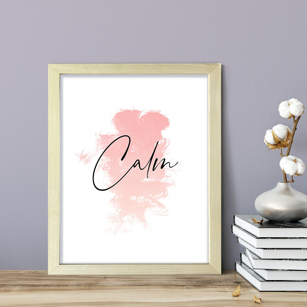 Calm, Framed Wall Art, Home Décor Prints
