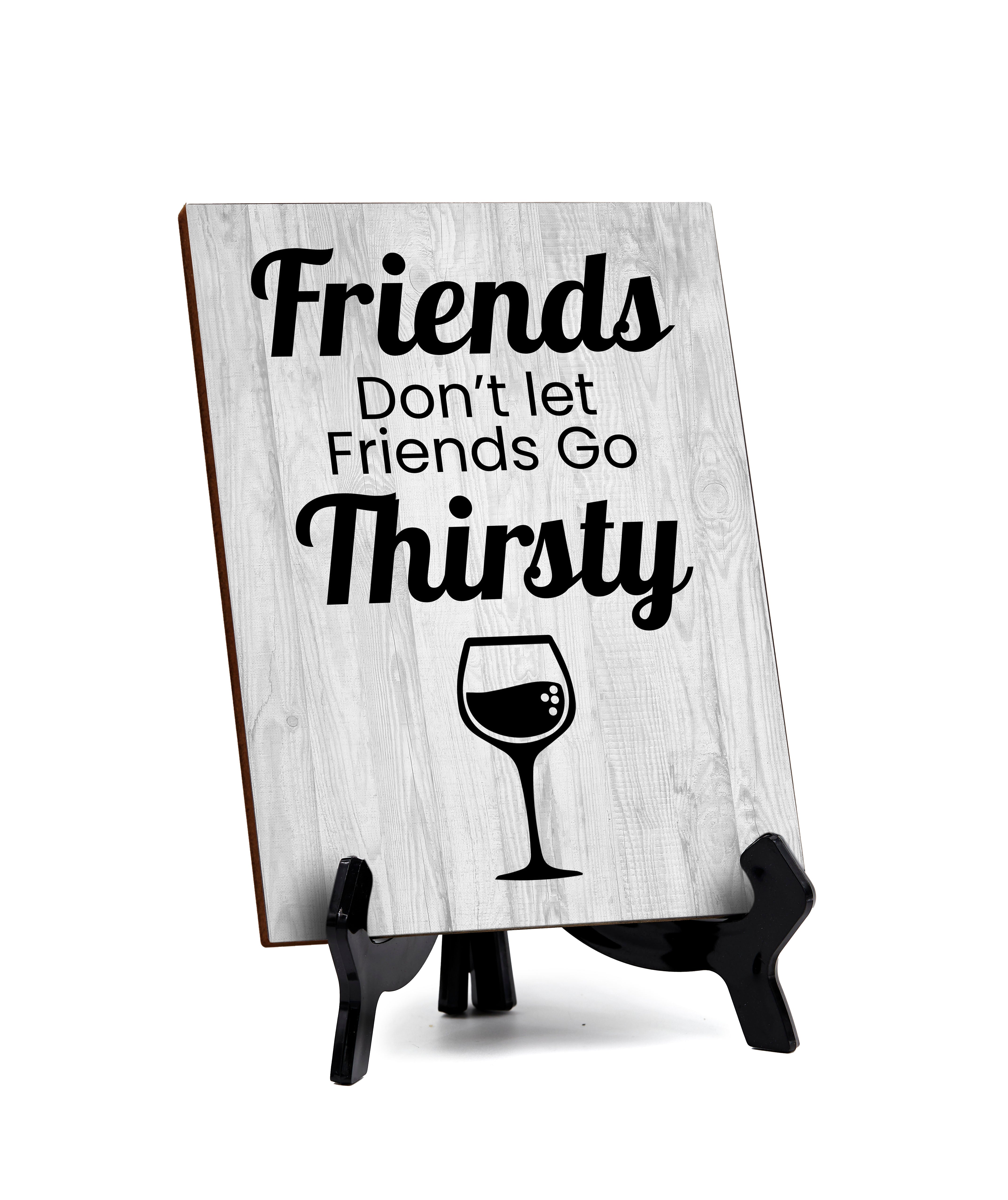 Home & Family Themed Decoration Table Sign with Acrylic Stand (6x8“) | Home & Family Decor