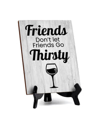 Home & Family Themed Decoration Table Sign with Acrylic Stand (6x8“) | Home & Family Decor