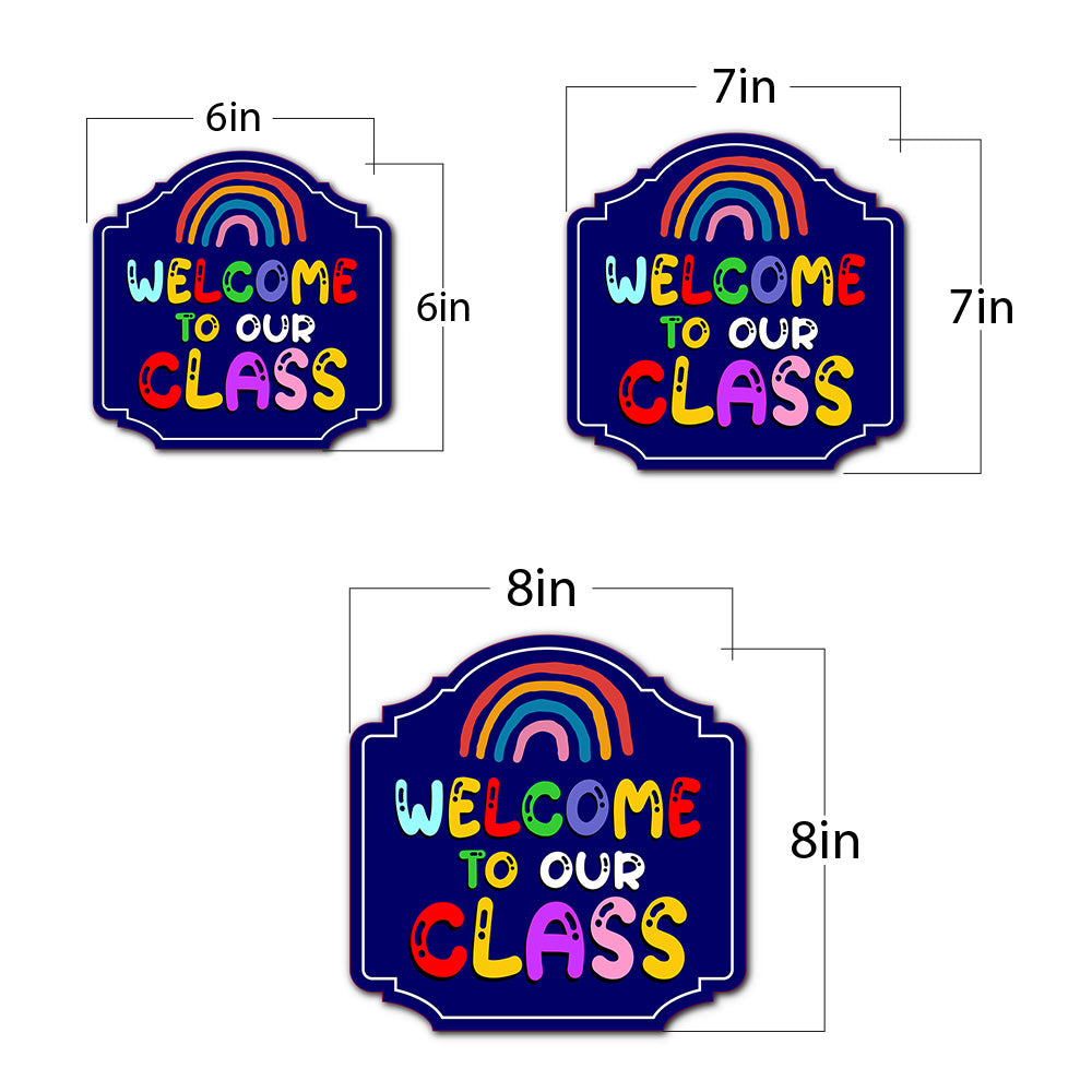 Heritage Plus Welcome To Our Class Wall or Door Sign | School Signage