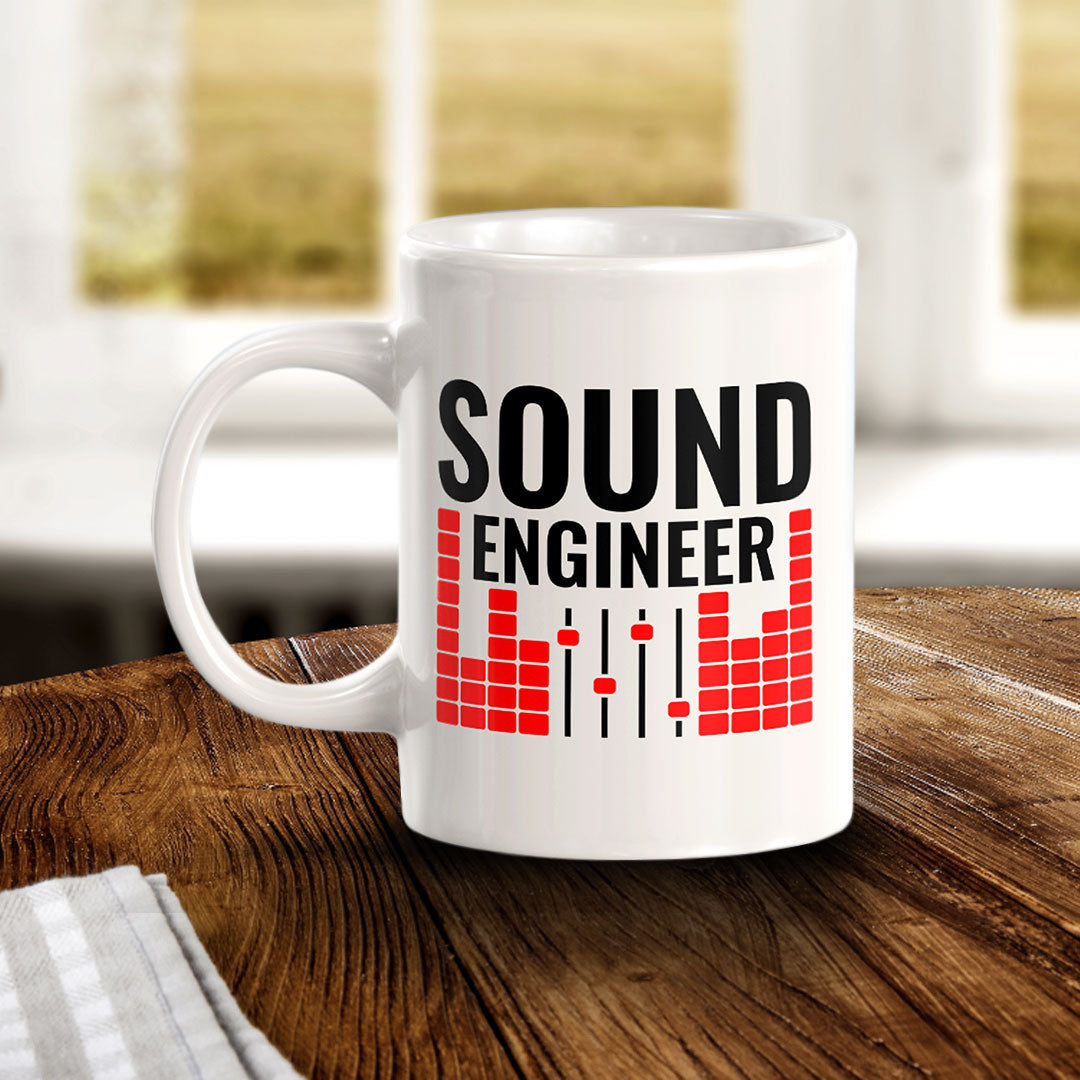 Sound Engineer 11oz Plastic or Ceramic Mug | Novelty Cup for Musicians