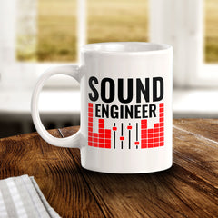 Sound Engineer 11oz Plastic or Ceramic Mug | Novelty Cup for Musicians
