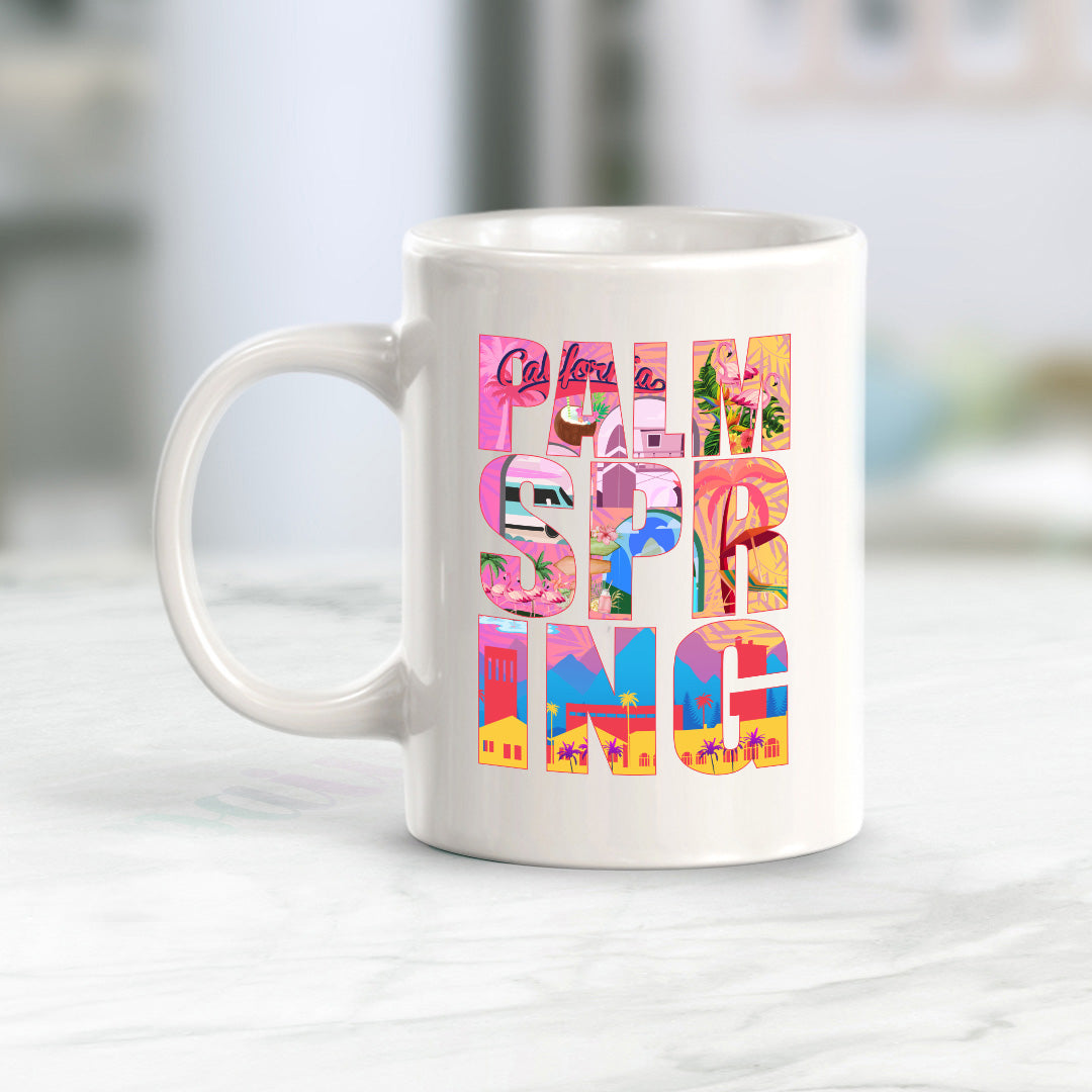 Palm Springs, California 11oz Plastic or Ceramic Coffee Mug | American Cities Coffee Cups