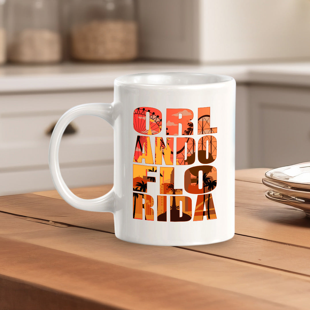 Orlando, Florida 11oz Plastic or Ceramic Mug | American Cities Coffee Cups