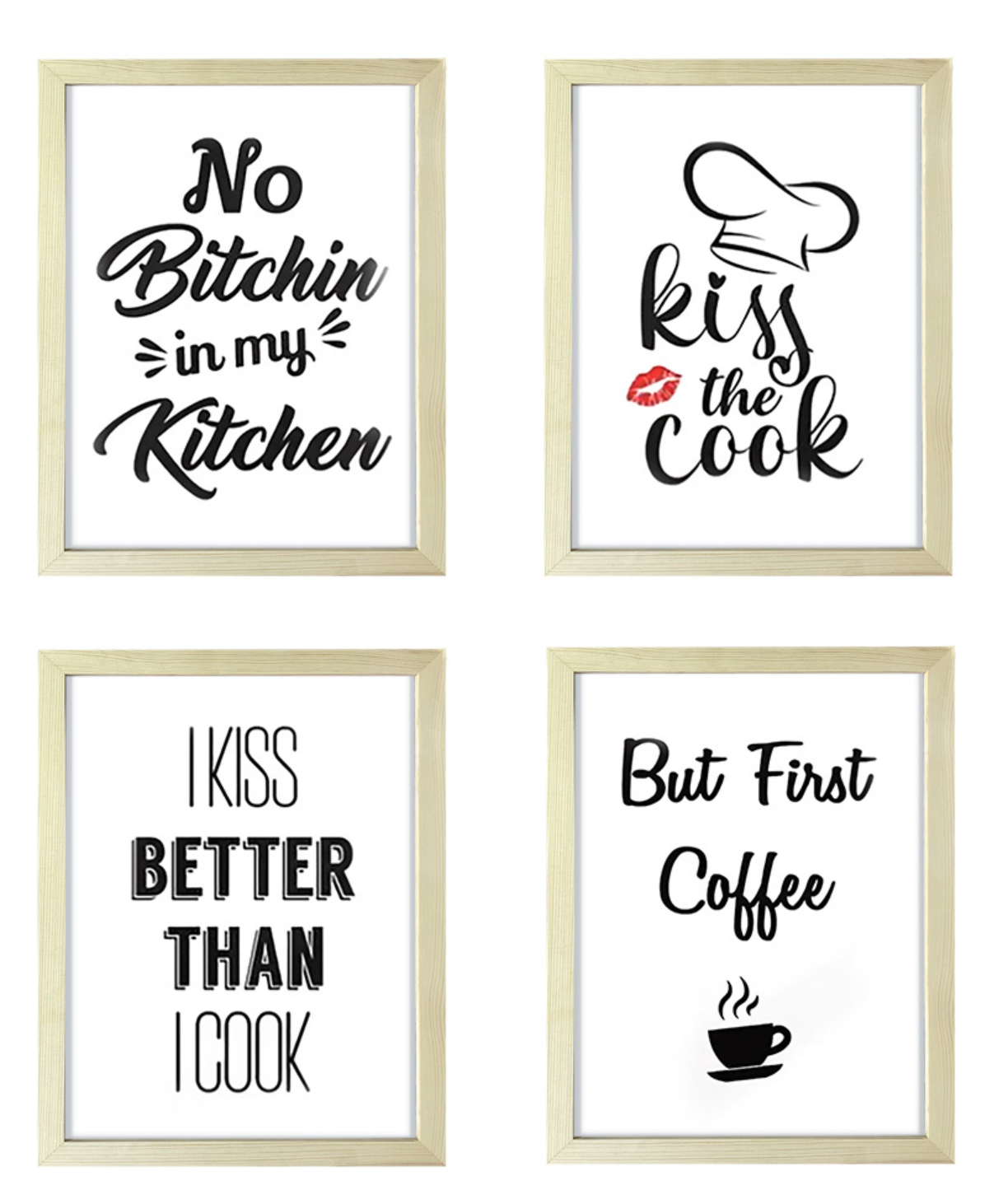 Multi-pack Funny DIGITAL DOWNLOAD Creative Kitchen Artwork