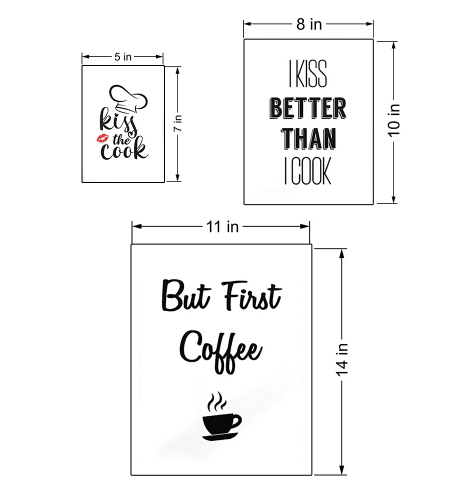 Multi-pack Funny DIGITAL DOWNLOAD Creative Kitchen Artwork