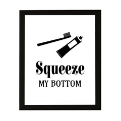 Designs ByLITA Squeeze My Bottom, Wall Print Art