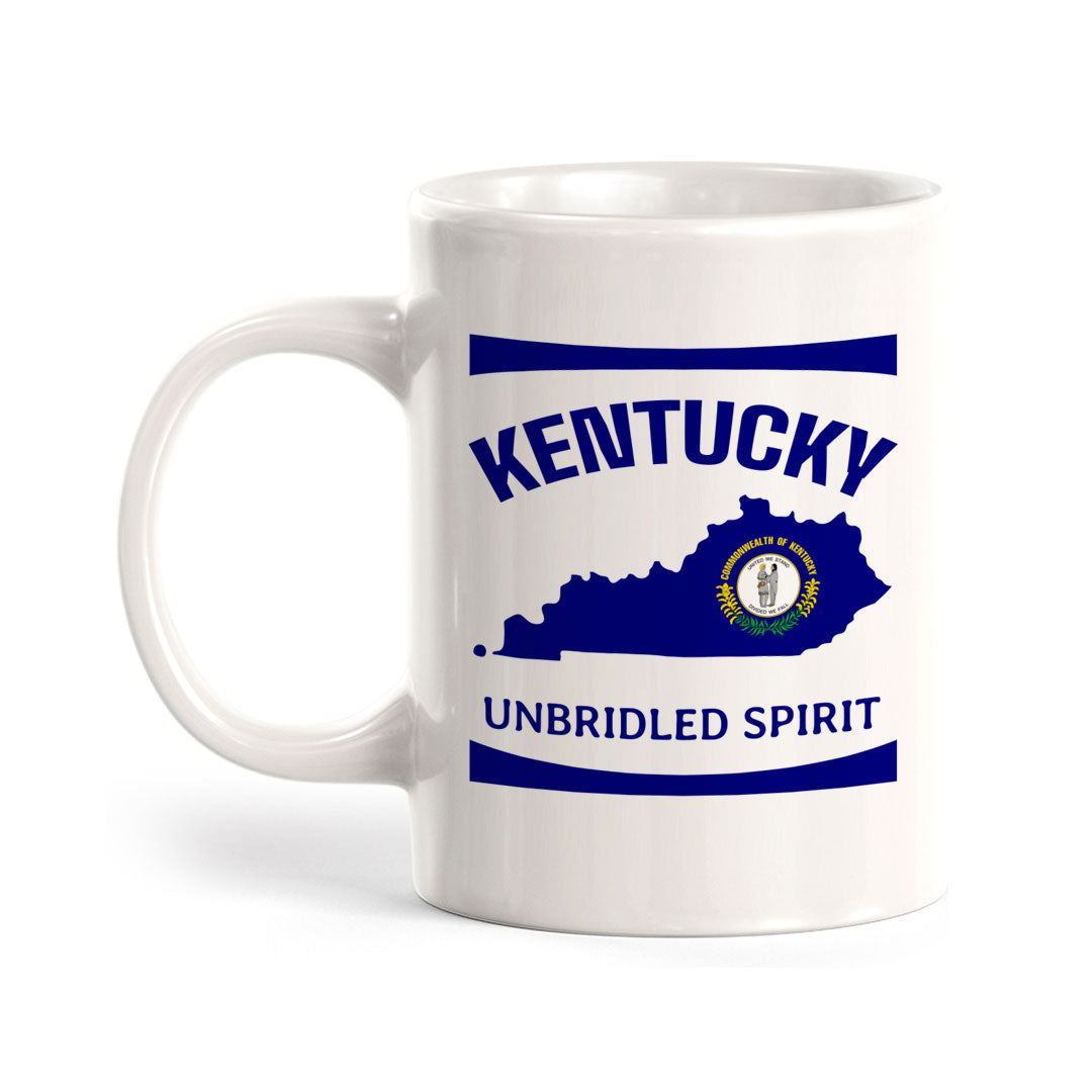 Designs ByLITA Kentucky: Unbridled Spirit 11oz Plastic or Ceramic Coffee Mug | State Pride Collection