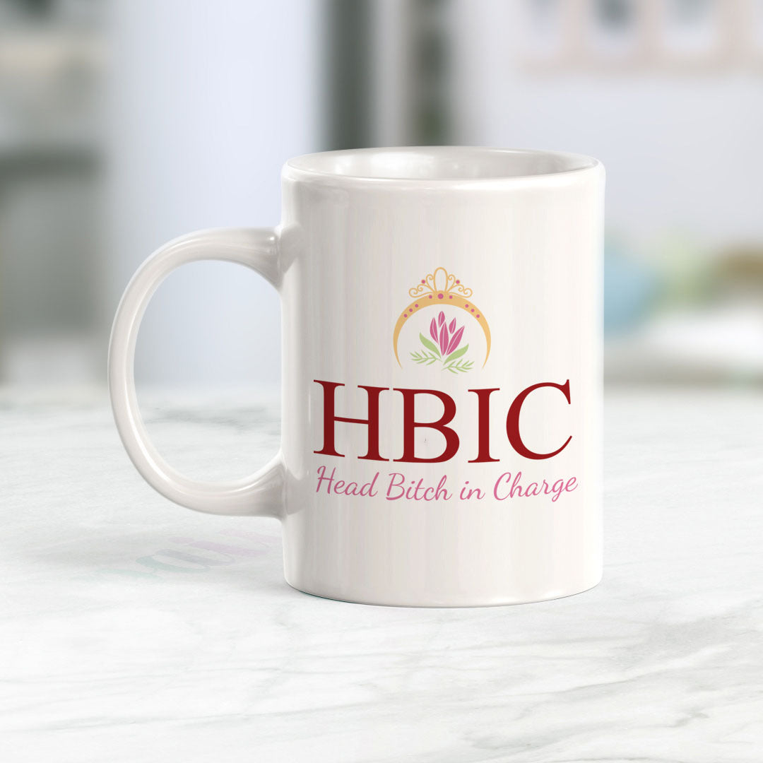 HBIC Head Bitch In Charge Coffee Mug
