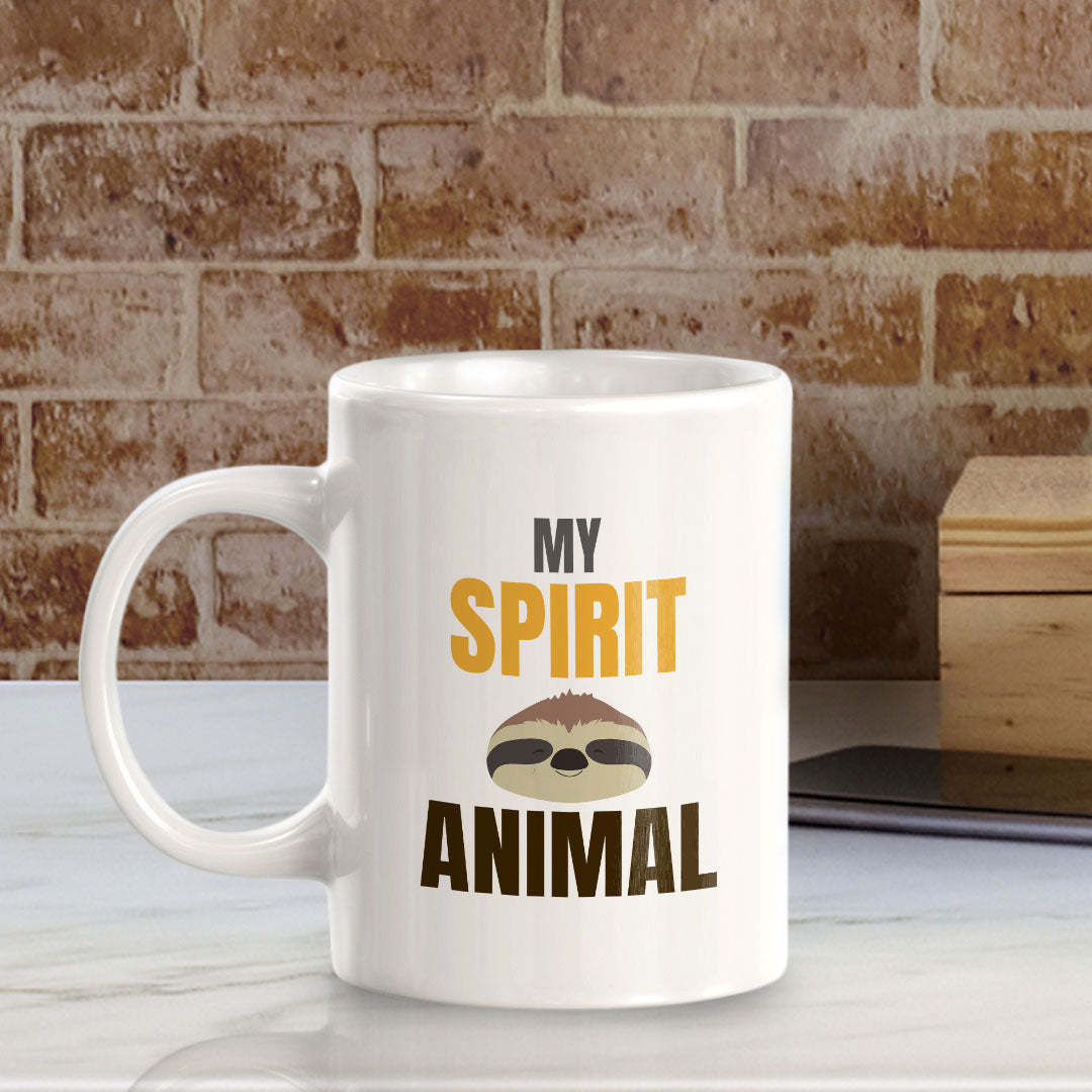 My Spirit Animal 11oz Plastic or Ceramic Coffee Mug | Witty Funny Coffee Cups