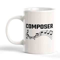 Composer 11oz Plastic or Ceramic Mug | Novelty Cup for Musicians