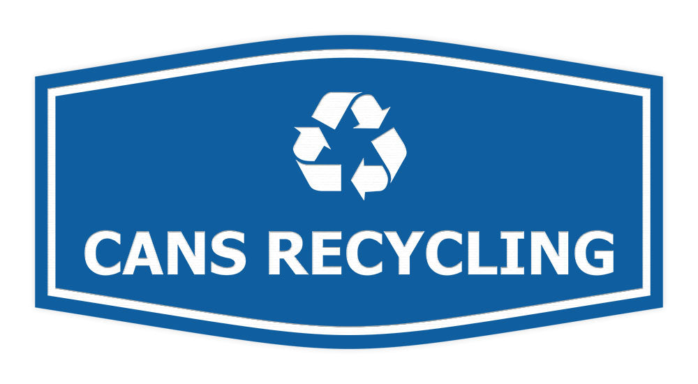 Fancy Cans Recycling Wall or Door Sign
