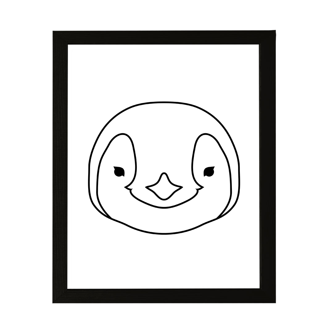 Designs ByLITA Penguin, Wall Print Animals Art | Family Presents | Bedroom | Stylish Kindergarten Decor