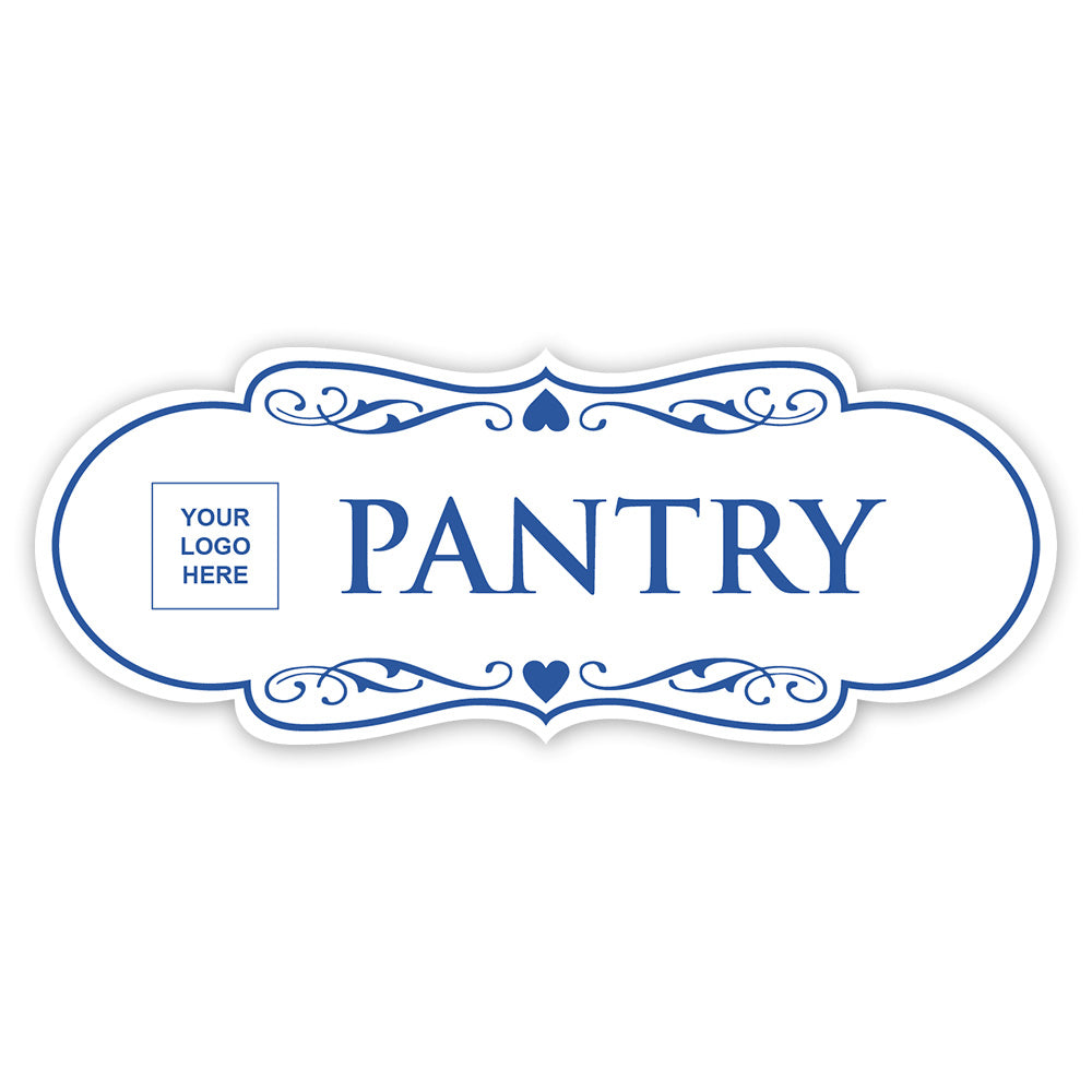 Designer Plus | Pantry Wall or Door Sign | Customizable with Your Company Logo | Durable & Easy to Install