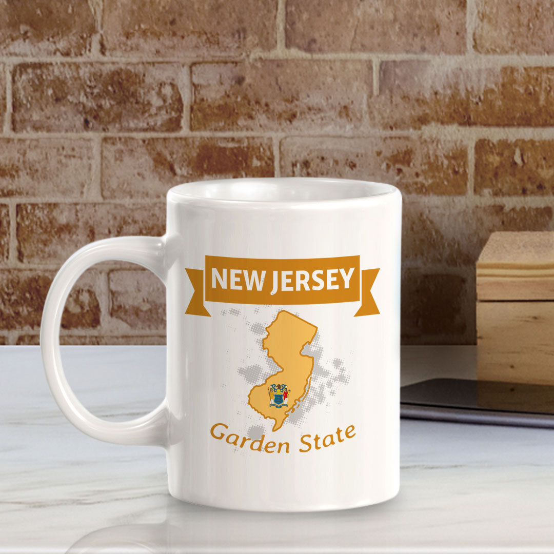 Designs ByLITA New Jersey: Garden State 11oz Plastic or Ceramic Coffee Mug | State Pride Collection