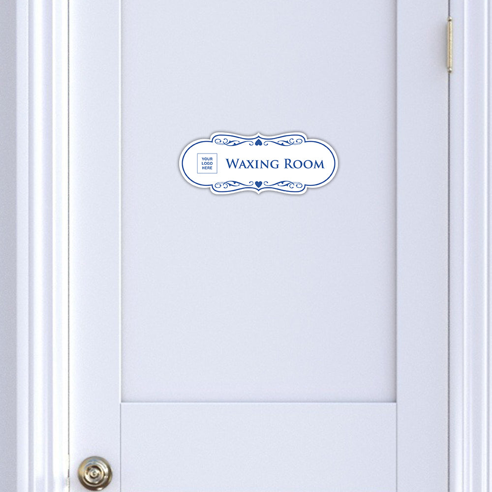 Signs ByLITA Designer Plus | Waxing Room Wall or Door Sign | Customizable with Your Company Logo | Durable & Easy to Install
