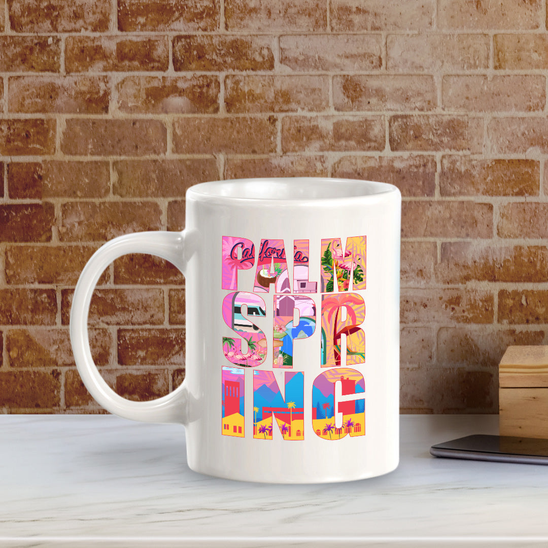 Palm Springs, California 11oz Plastic or Ceramic Coffee Mug | American Cities Coffee Cups