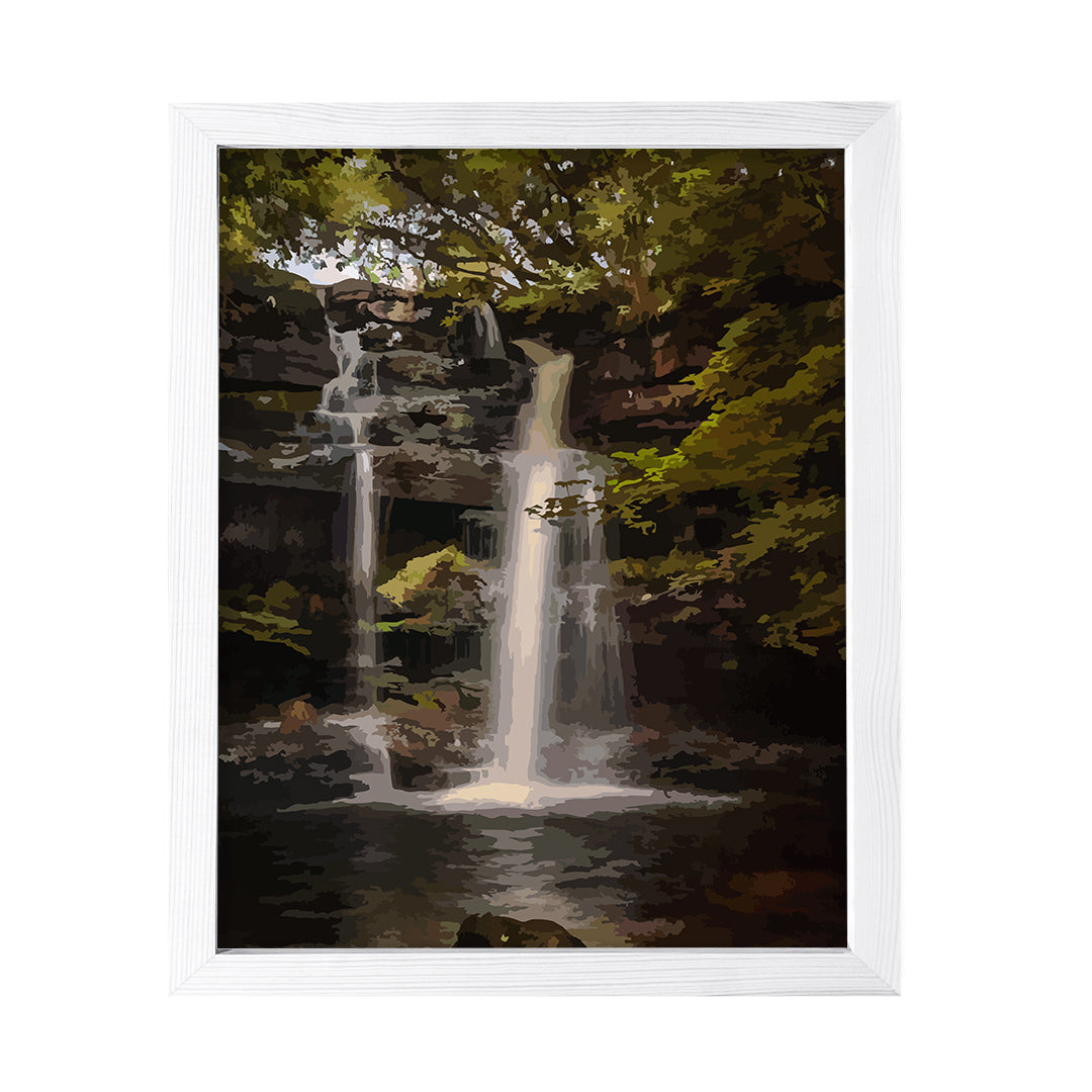 Designs ByLITA Secret Rustic Waterfall, Wall Print Art | Old Masterpieces | Stylish Modern Decoration For The Home and Office