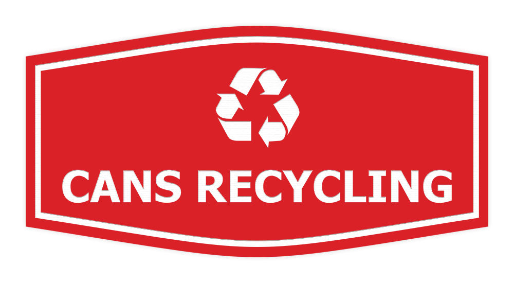 Fancy Cans Recycling Wall or Door Sign