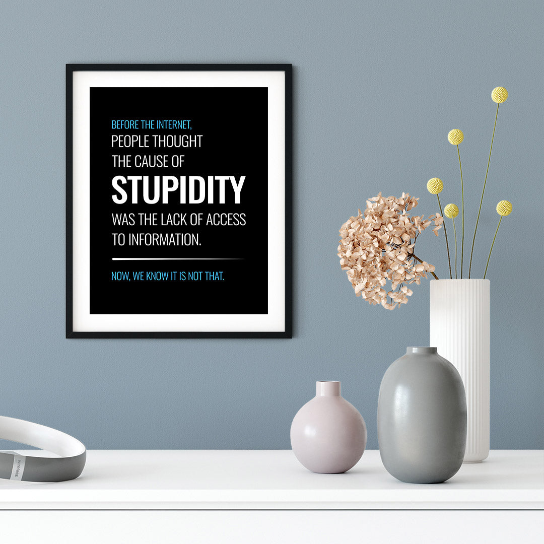 Designs ByLITA Before the Internet, Wall Print Art | Sarcastic Home Decor