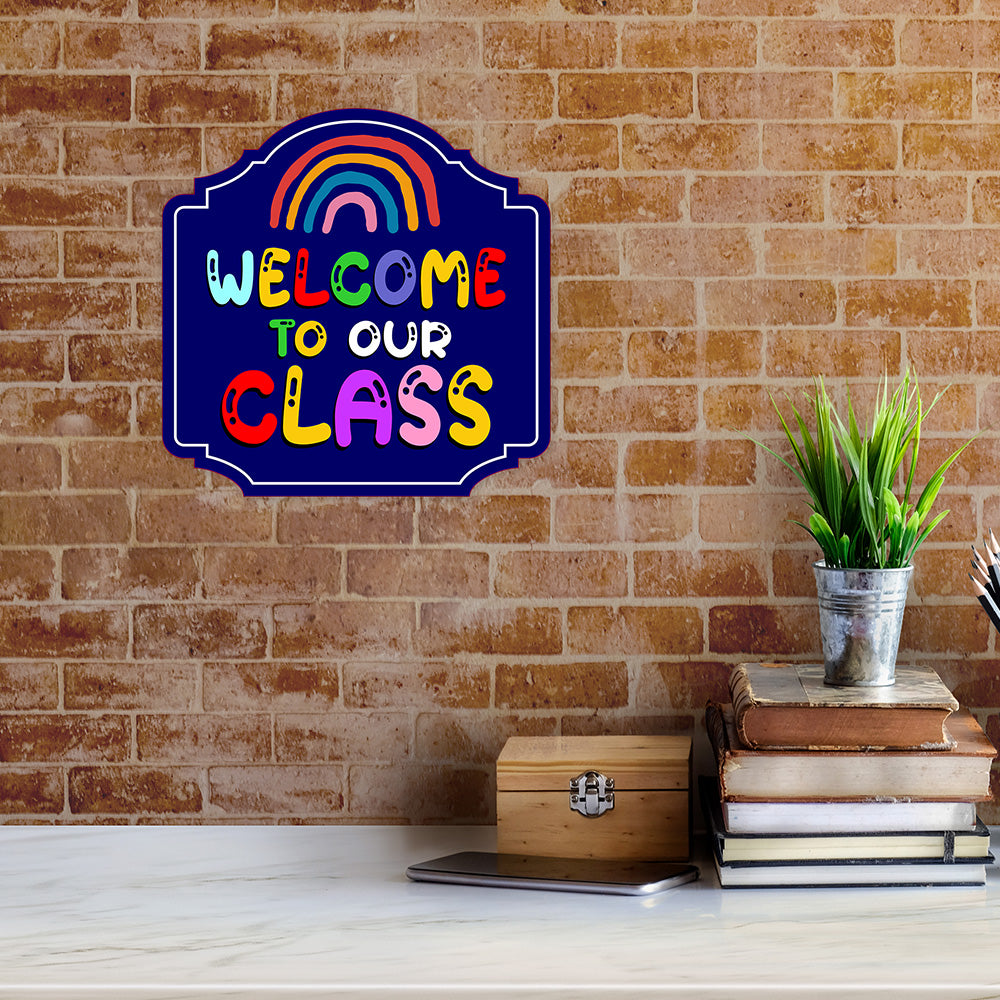 Heritage Plus Welcome To Our Class Wall or Door Sign | School Signage