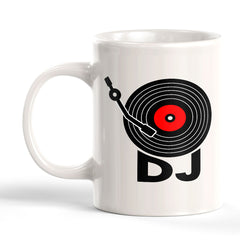 DJ 11oz Plastic or Ceramic Coffee Mug | Novelty Cup for Musicians