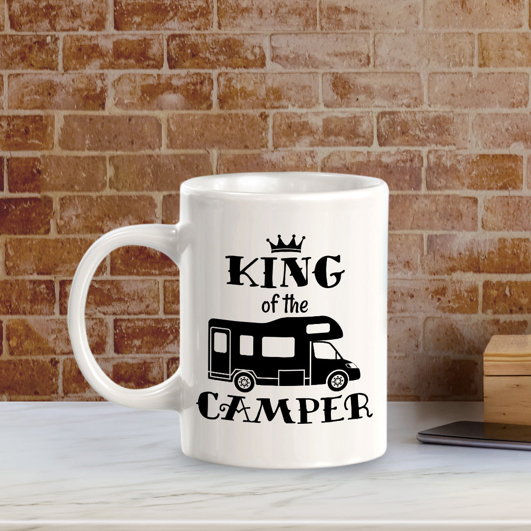 King Of The Camper 11oz Plastic or Ceramic Mug | RV Camper Lifestyle