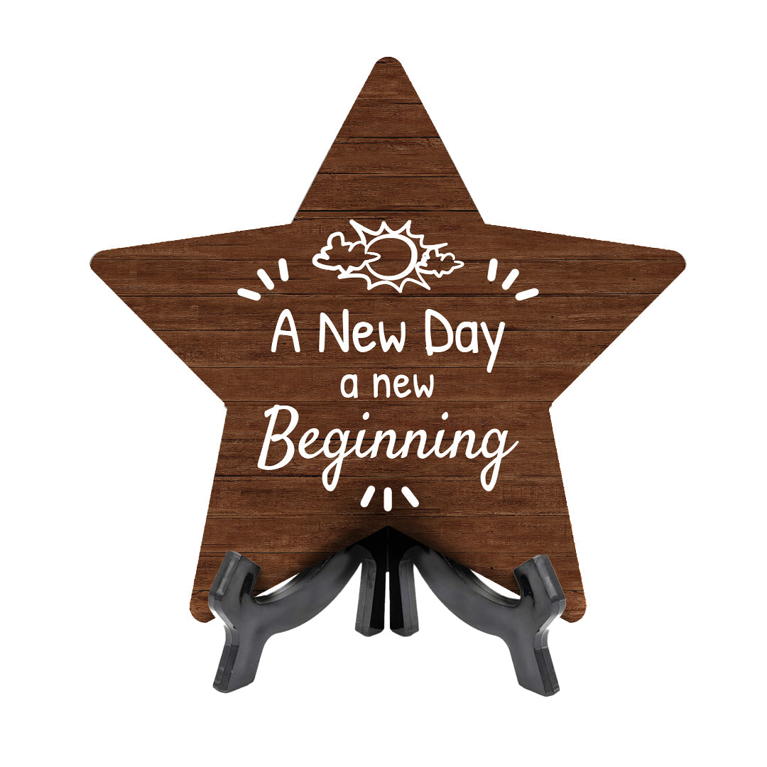 Good Morning Star Table Sign | Family Home Decor | Church And Home Table Signs