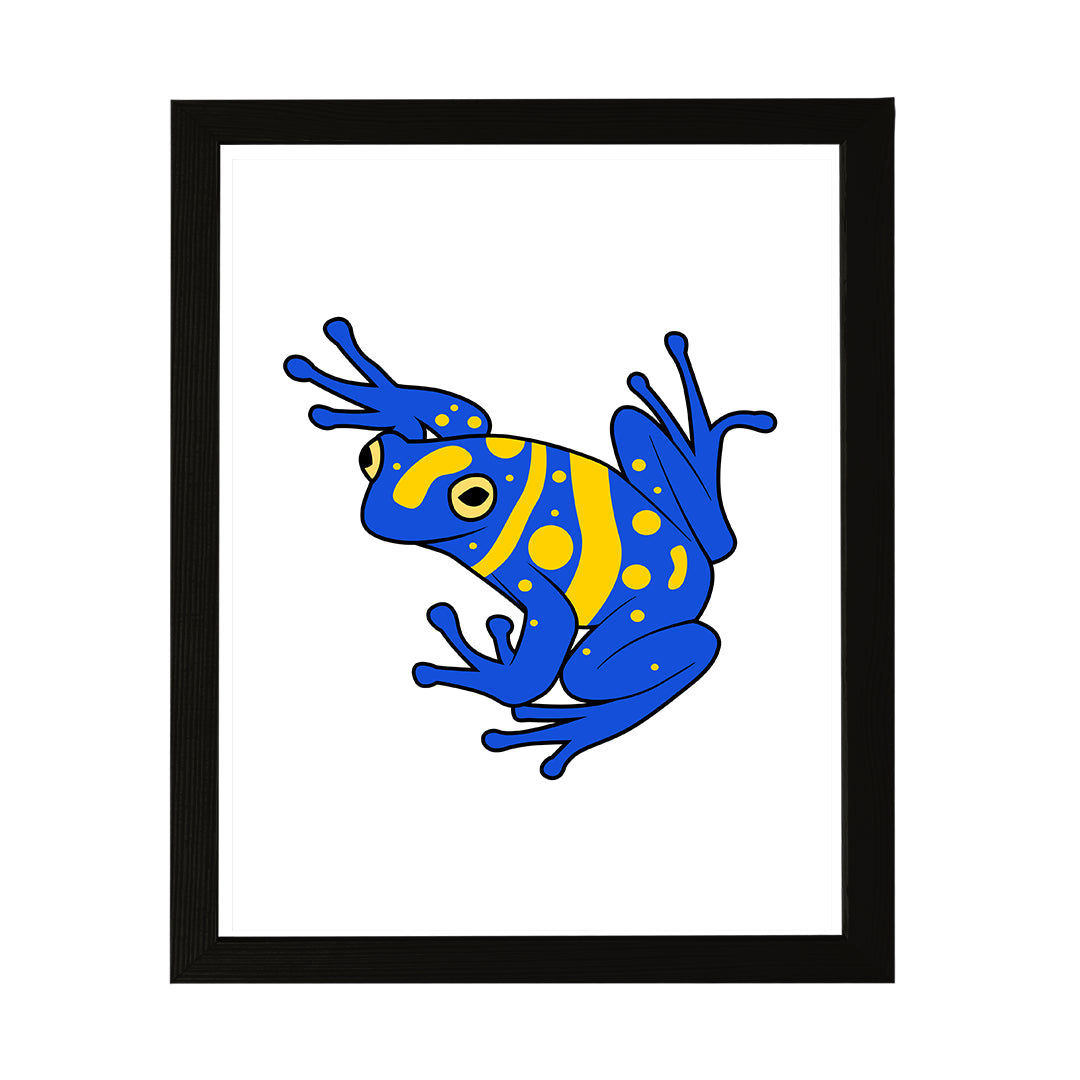 Designs ByLITA Poison Dart Frog, Wall Print Animals Art | Family Presents | Bedroom | Stylish Kindergarten Decor