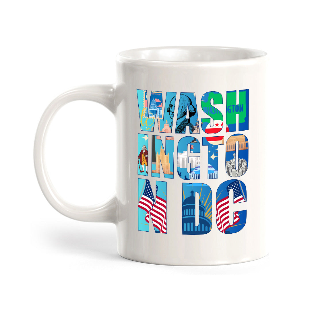 Washington, D.C. 11oz Plastic or Ceramic Coffee Mug | American Cities Coffee Cups
